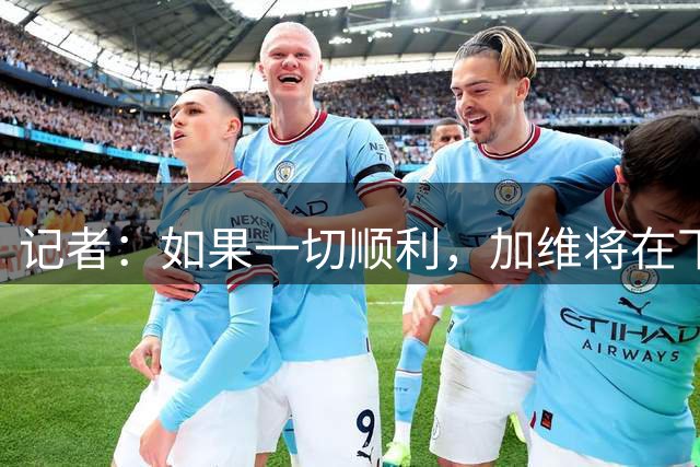 记者：如果一切顺利，加维将在下周二恢复参加巴萨合练